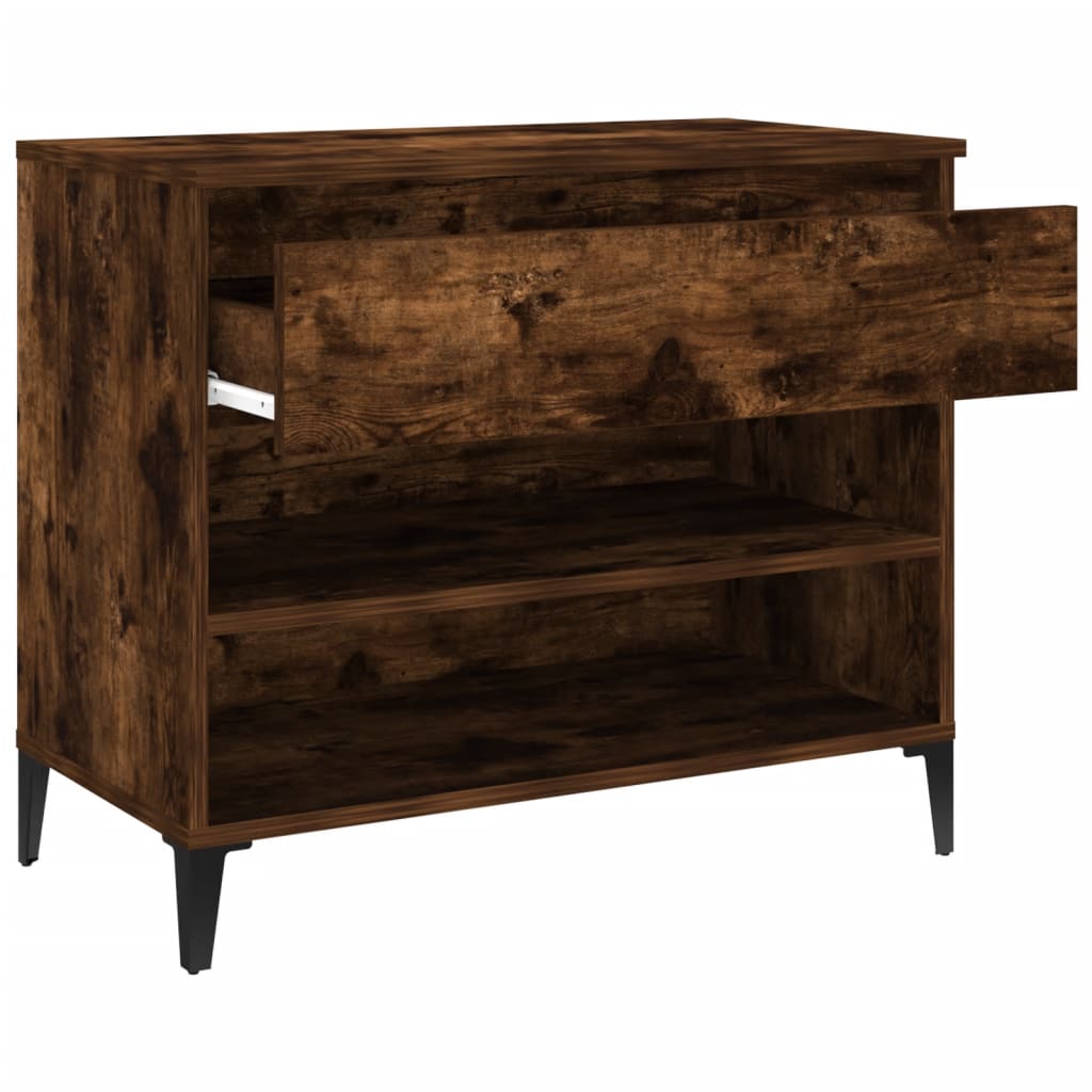 Schuhregal Weiß 70x36x60 cm Holzwerkstoff