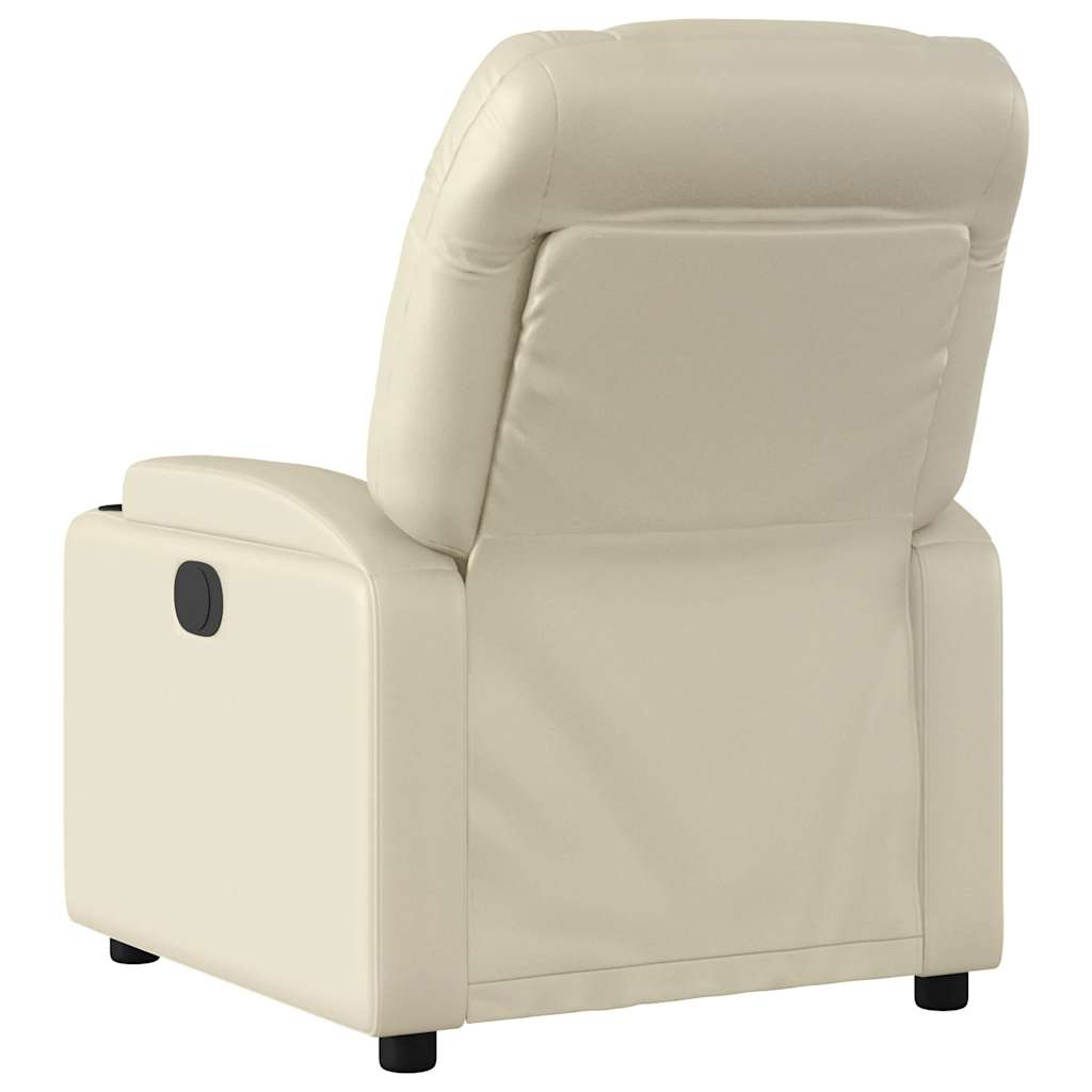 Massage-Relaxsessel, Kunstleder, Schwarz