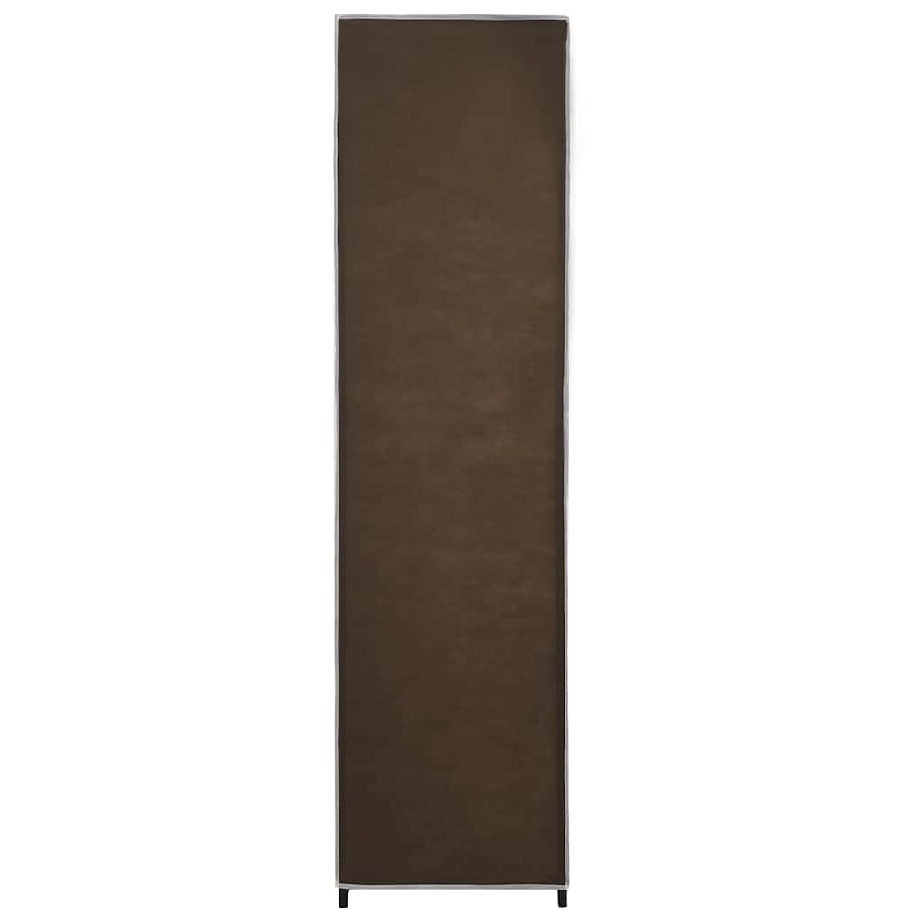 Kleiderschrank mit 4 Fächern Schwarz 175 x 45 x 170 cm