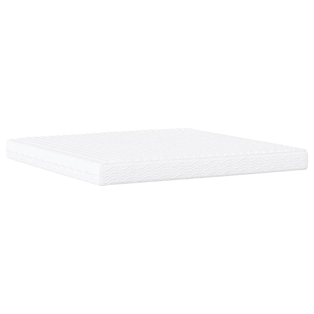 Bett mit Matratze "Dover" Hellgrau 80x200 cm Samt