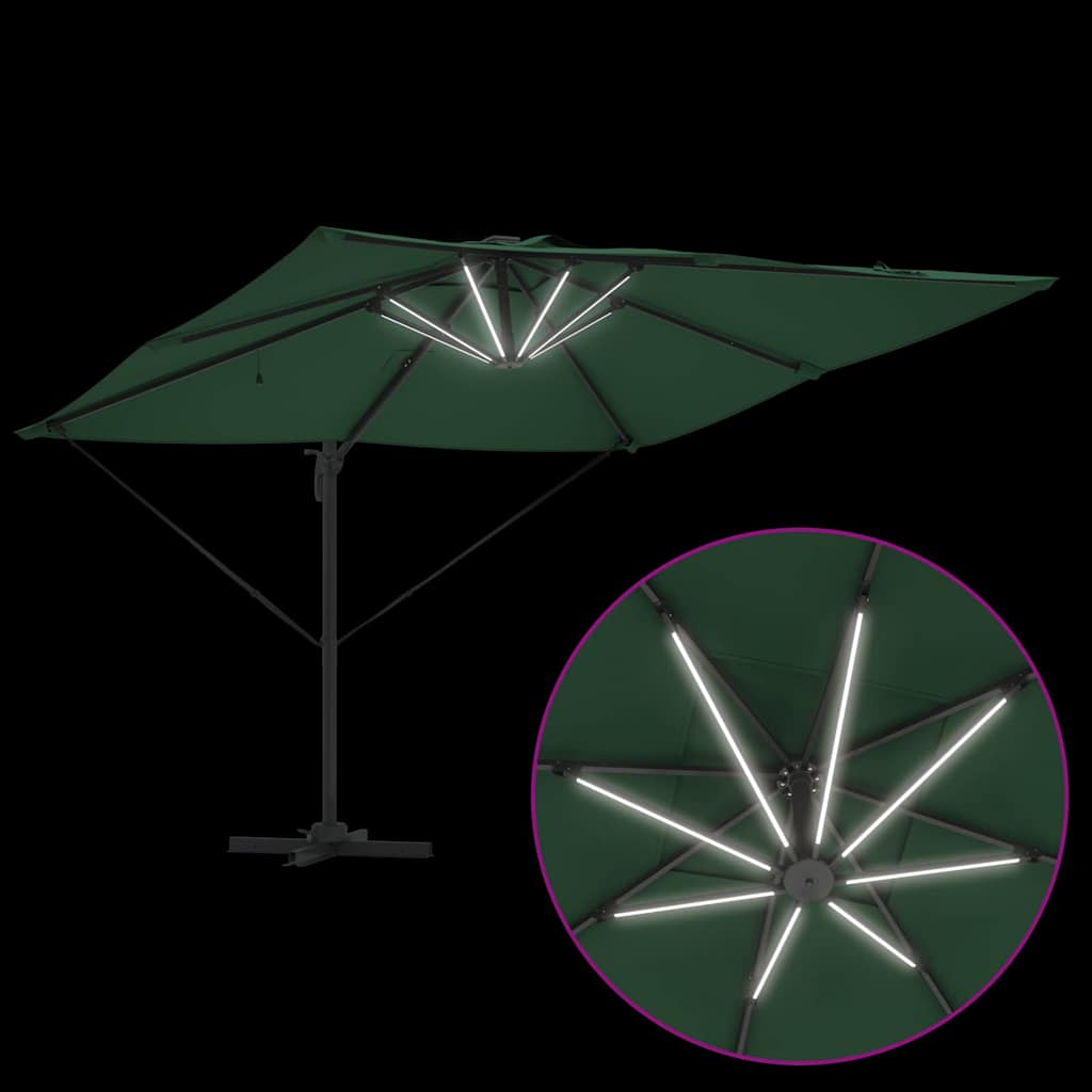 Sonnenschirm Sand 286 x 284 x 270 cm Aluminium und Polyester