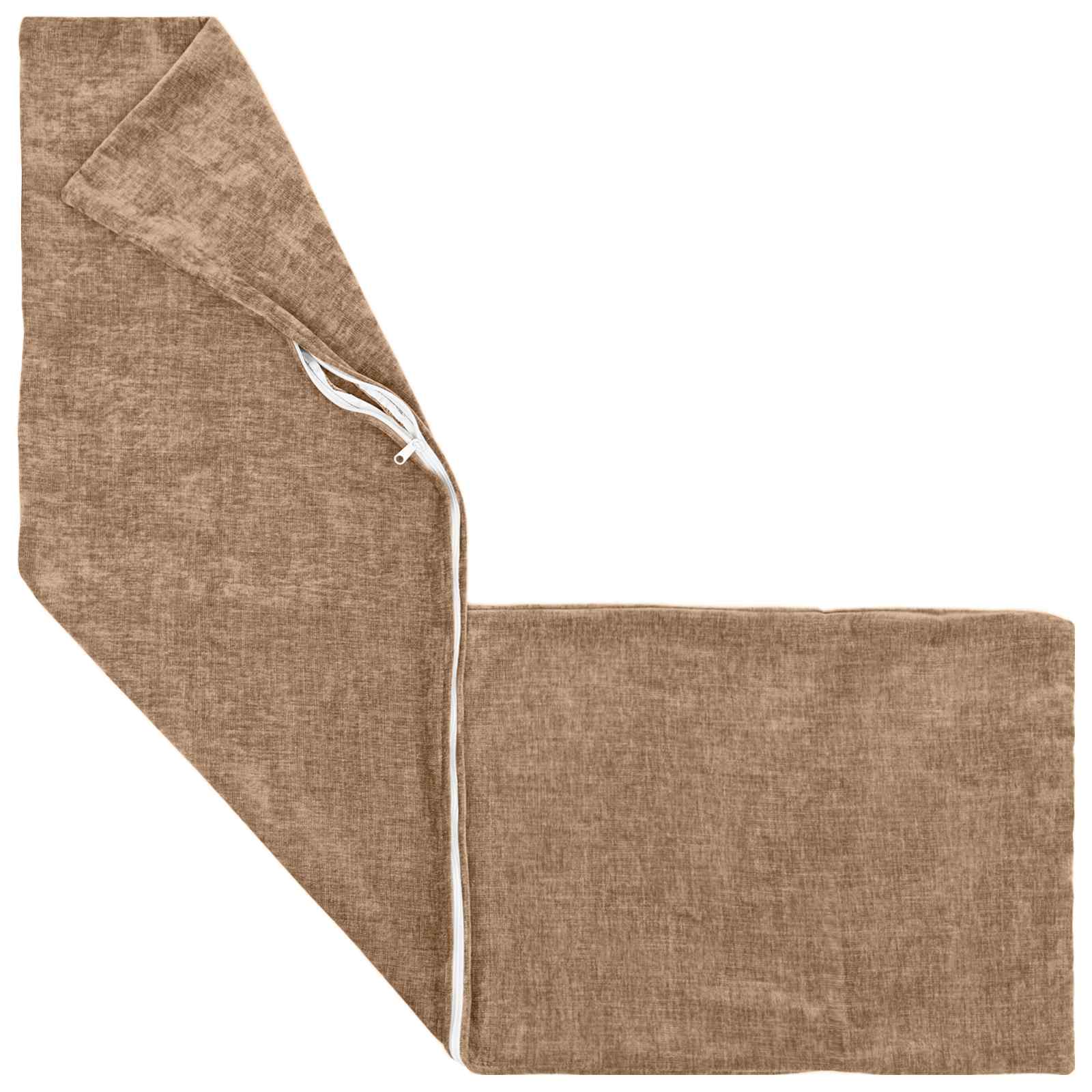 Kissenbezug 6 Stk. HEERLEN Dunkelgrau 30 x 30 cm Chenille-Stoff