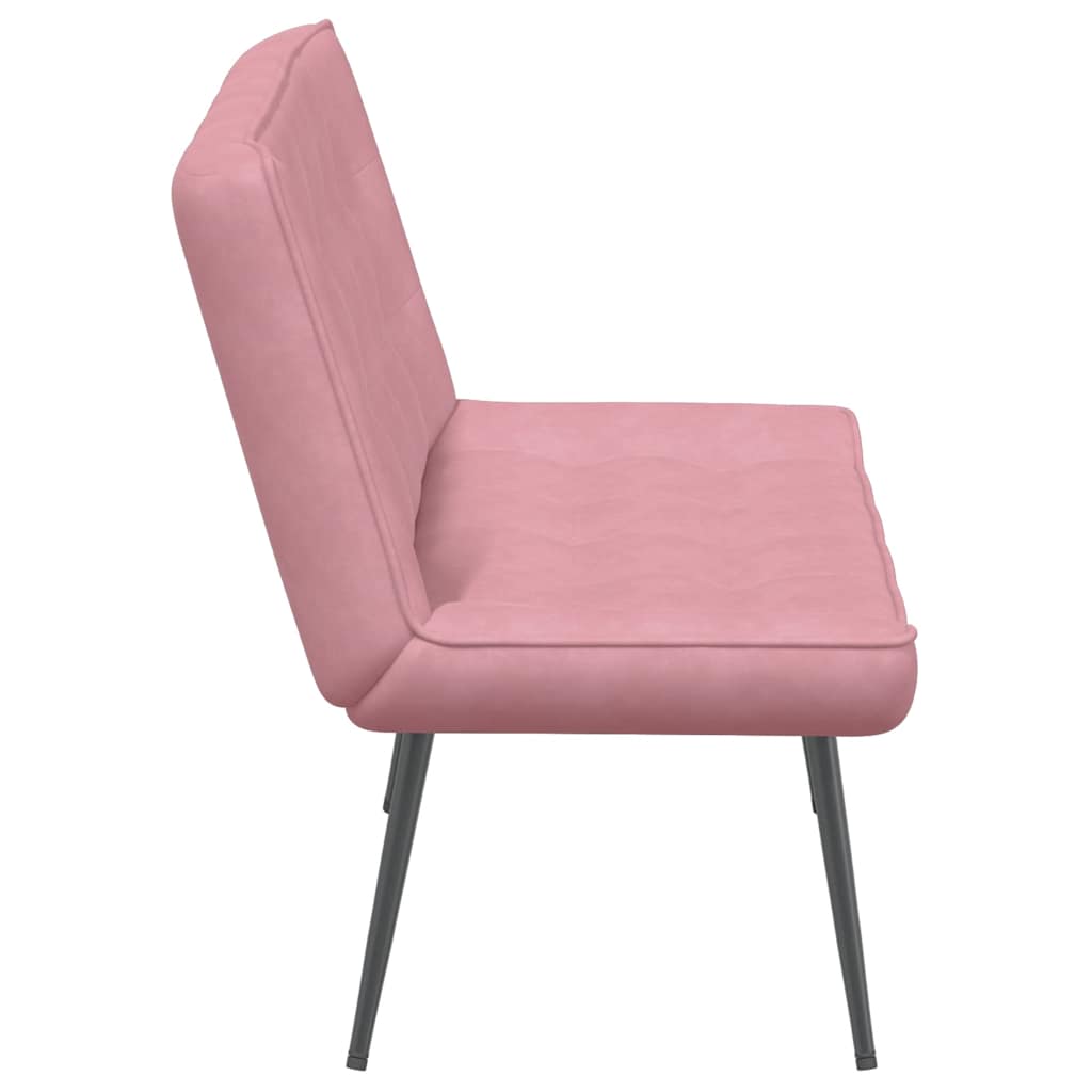 Sitzbank Hellgrau 110x74x84 cm Samt