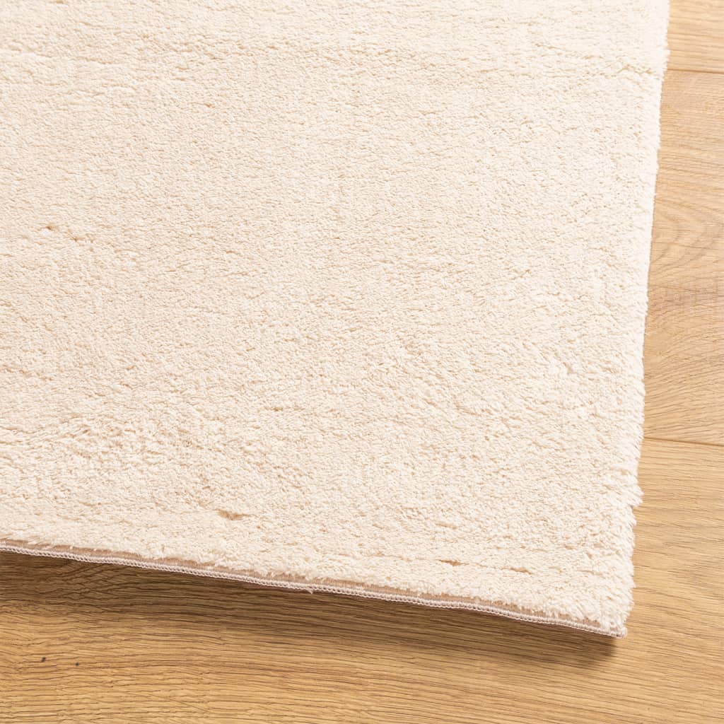 Teppich HUARTE Kurzflor Weich und Waschbar Anthrazit 60x110 cm