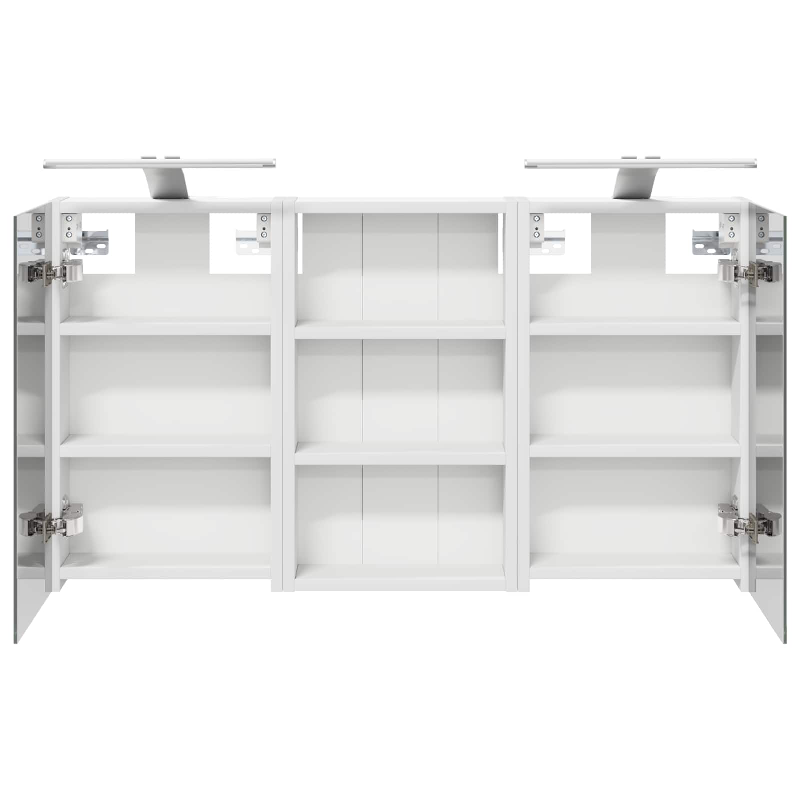 Badezimmerschrank-Set 3 pcs 80 x 10,5 x 50 cm Holzwerkstoff