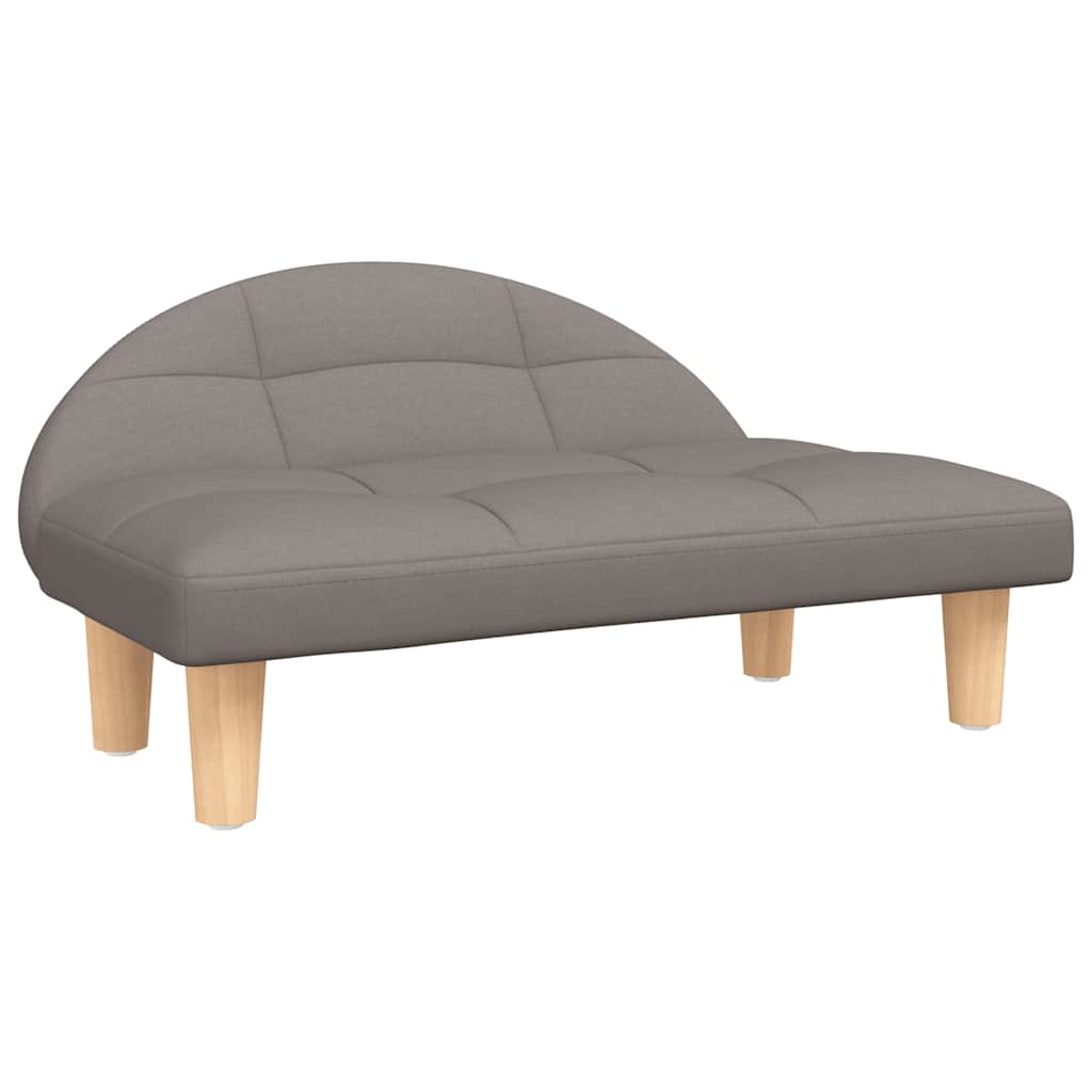 Hundebett Creme 70x52x30 cm Stoff