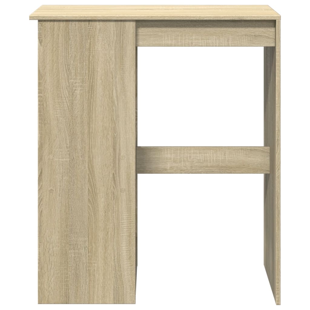 Bartisch mit Regal Schwarz Eichen-Optik 90 x 47,5 x 103,5 cm