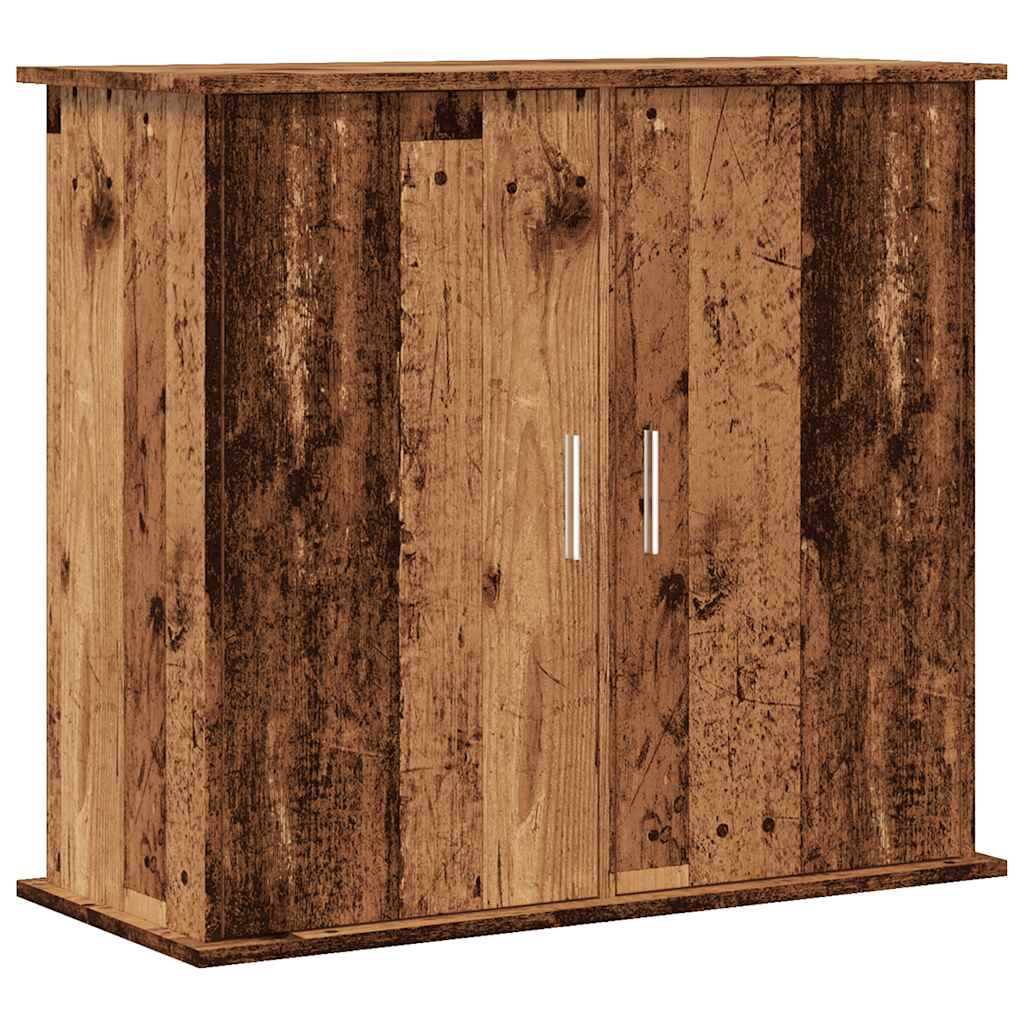 Aquariumständer Weiß 81x36x73 cm Holzwerkstoff
