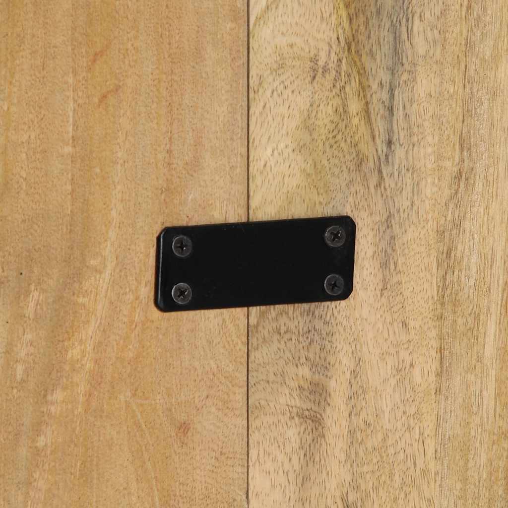 Kopfteil Mehrfarbig 160 cm Massivholz Altholz