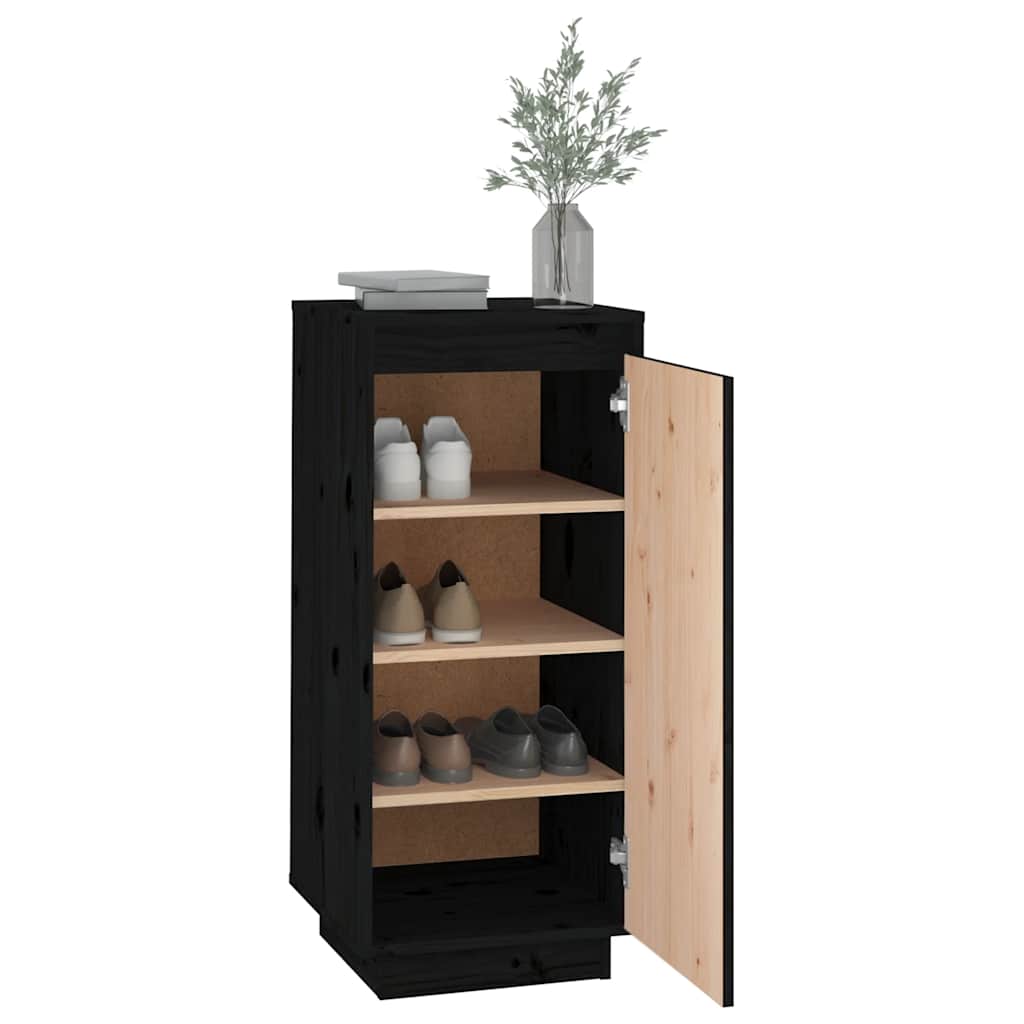 Schuhschrank 35x35x80 cm Massivholz Kiefer