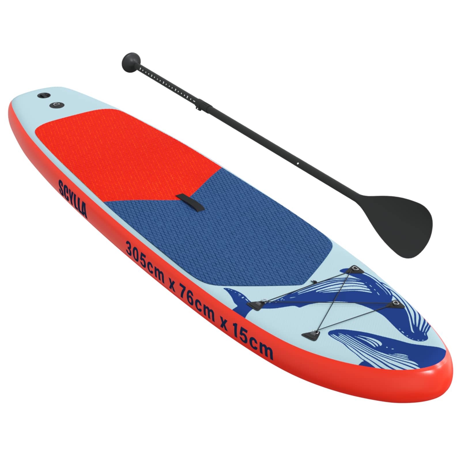 Aufblasbares Stand Up Paddle Board HYDROS 305 x 76 x 15 cm für