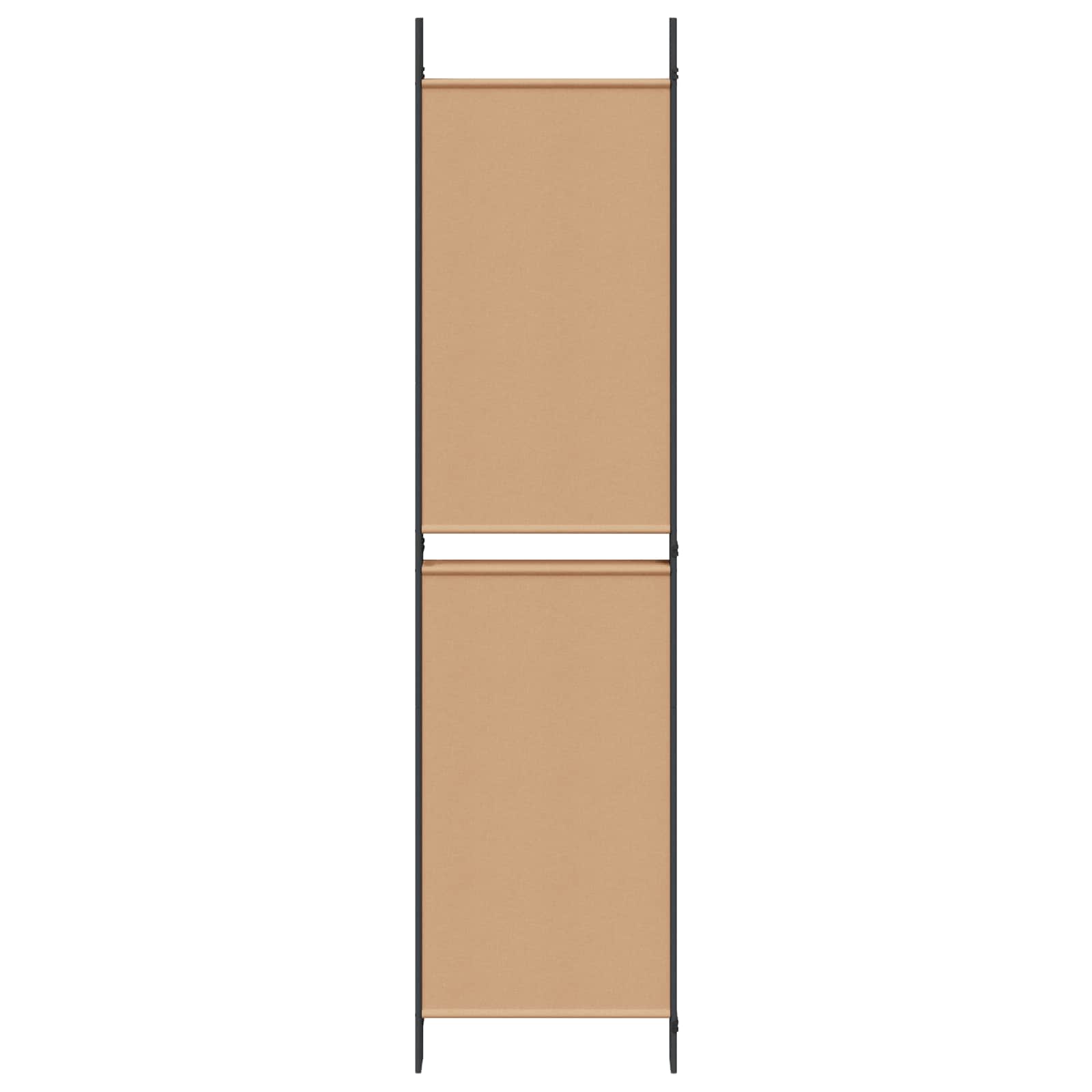 3-teiliger Raumteiler Beige 150 x 180 cm Stoff