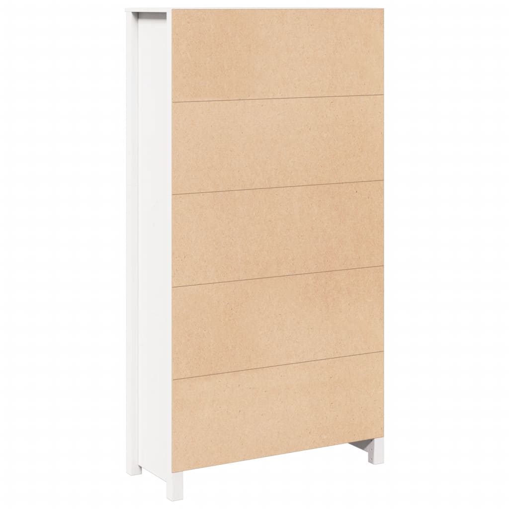Highboard 80x35x154 cm Massivholz Kiefer