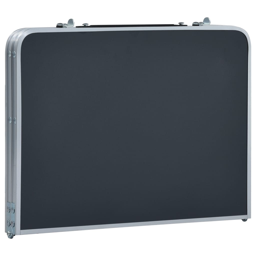 Klappbarer Campingtisch Weiß Aluminium 60 x 40 cm