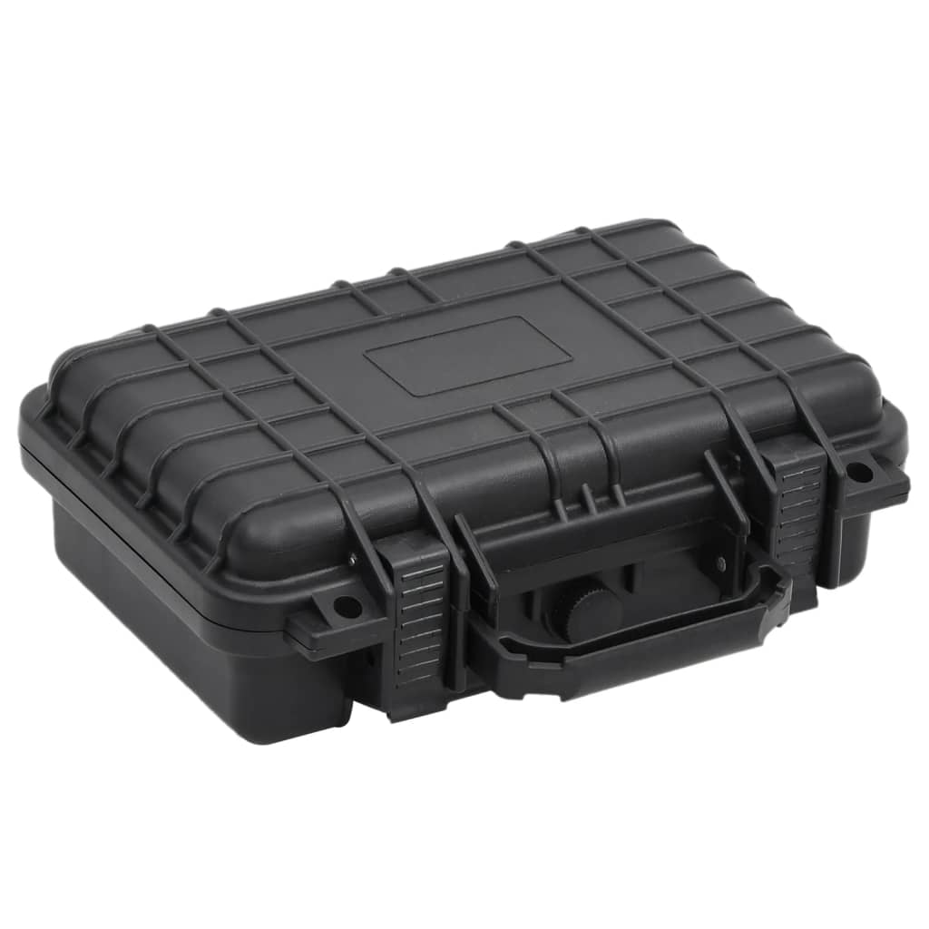 Koffer für Flugreise Tragbar Schwarz 46,5x21,5x17,5 cm PP