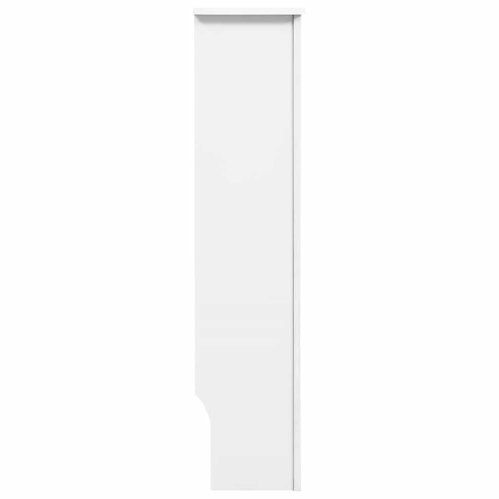 Heizkörperabdeckung Weiß 112×19×81,5 cm MDF