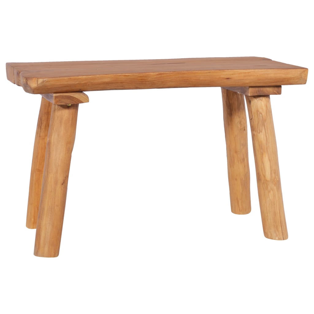 Gartenbank 120 cm Massivholz Teak