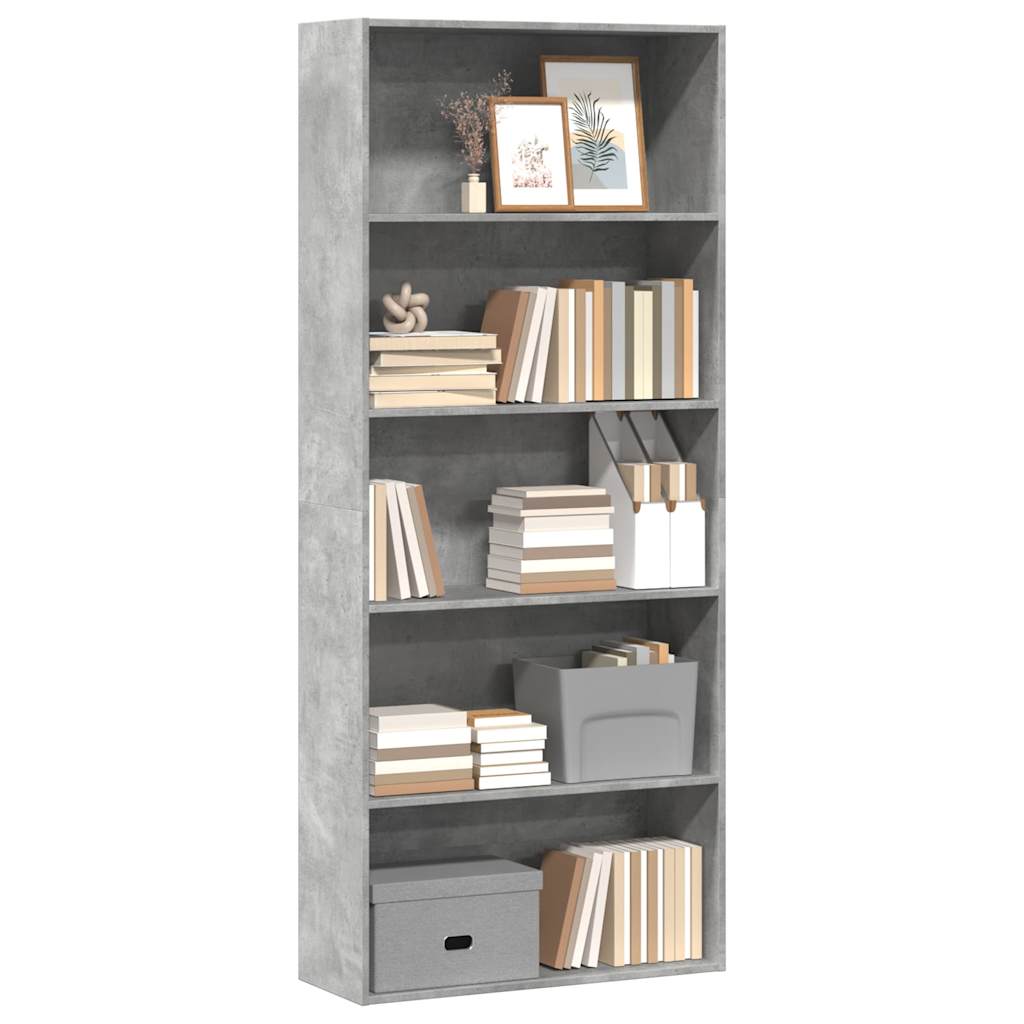Bücherregal Weiß 80x30x189 cm Holzwerkstoff