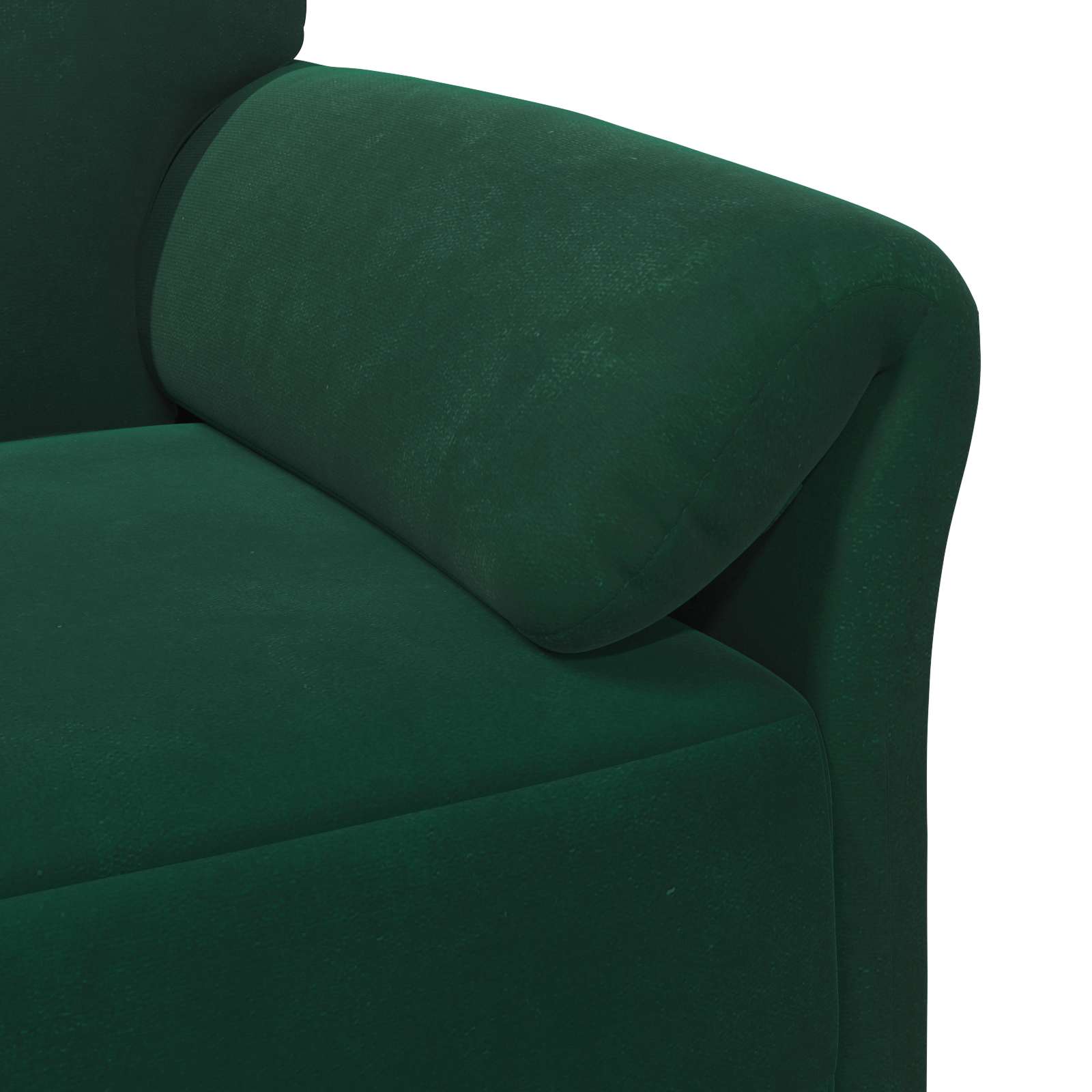 1-Sitzer Sofa Hellgrau 88 x 83 x 95 cm Samt