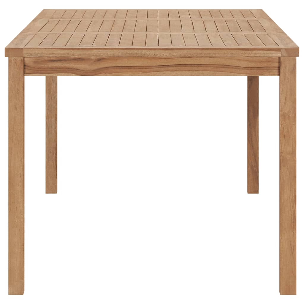 Garten-Esstisch 140x80x77 cm Massivholz Teak