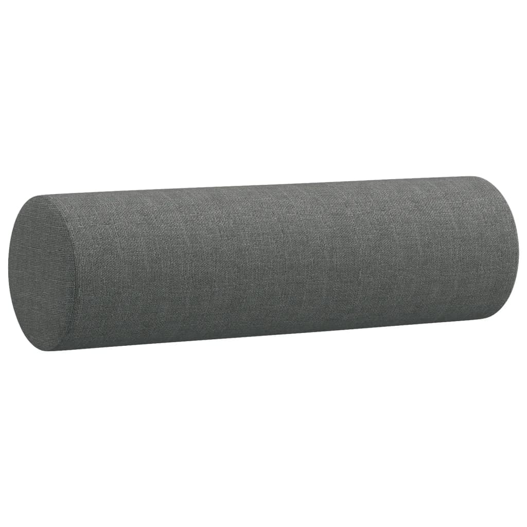 2-Sitzer-Sofa mit Zierkissen Braun 120 cm Stoff