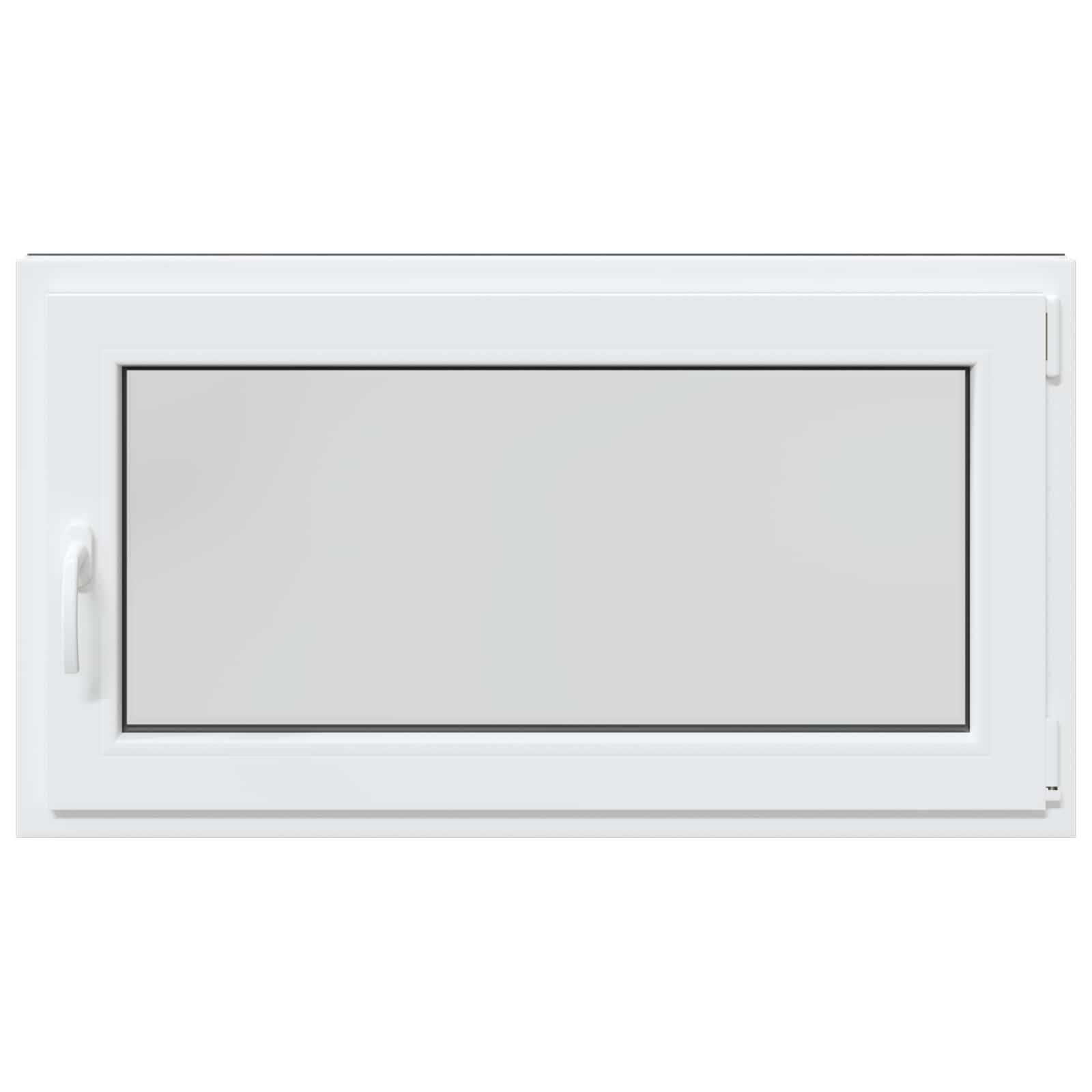 Kellerfenster RISOR 50 x 50 cm PVC und Glas Weiß