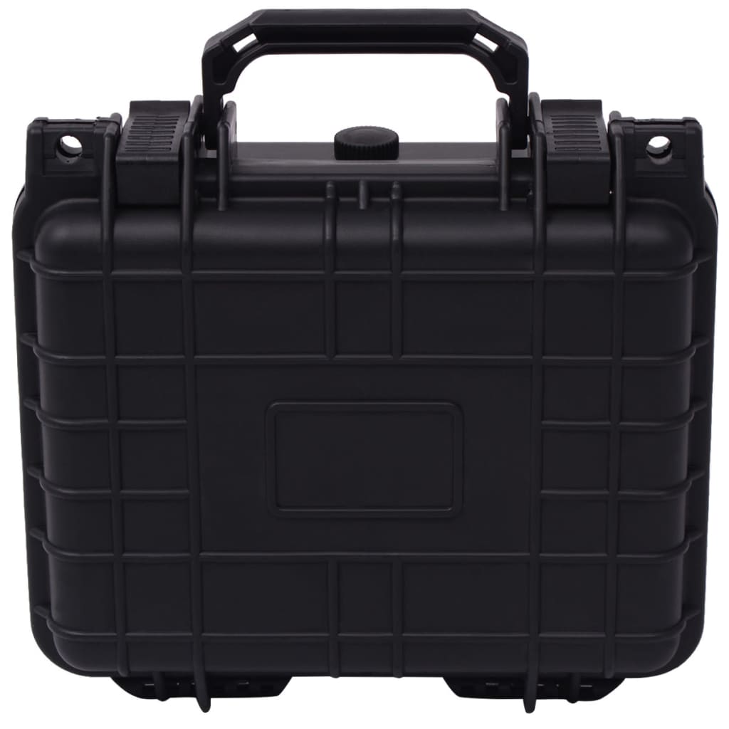 Koffer für Flugreise Tragbar Schwarz 46,5x21,5x17,5 cm PP