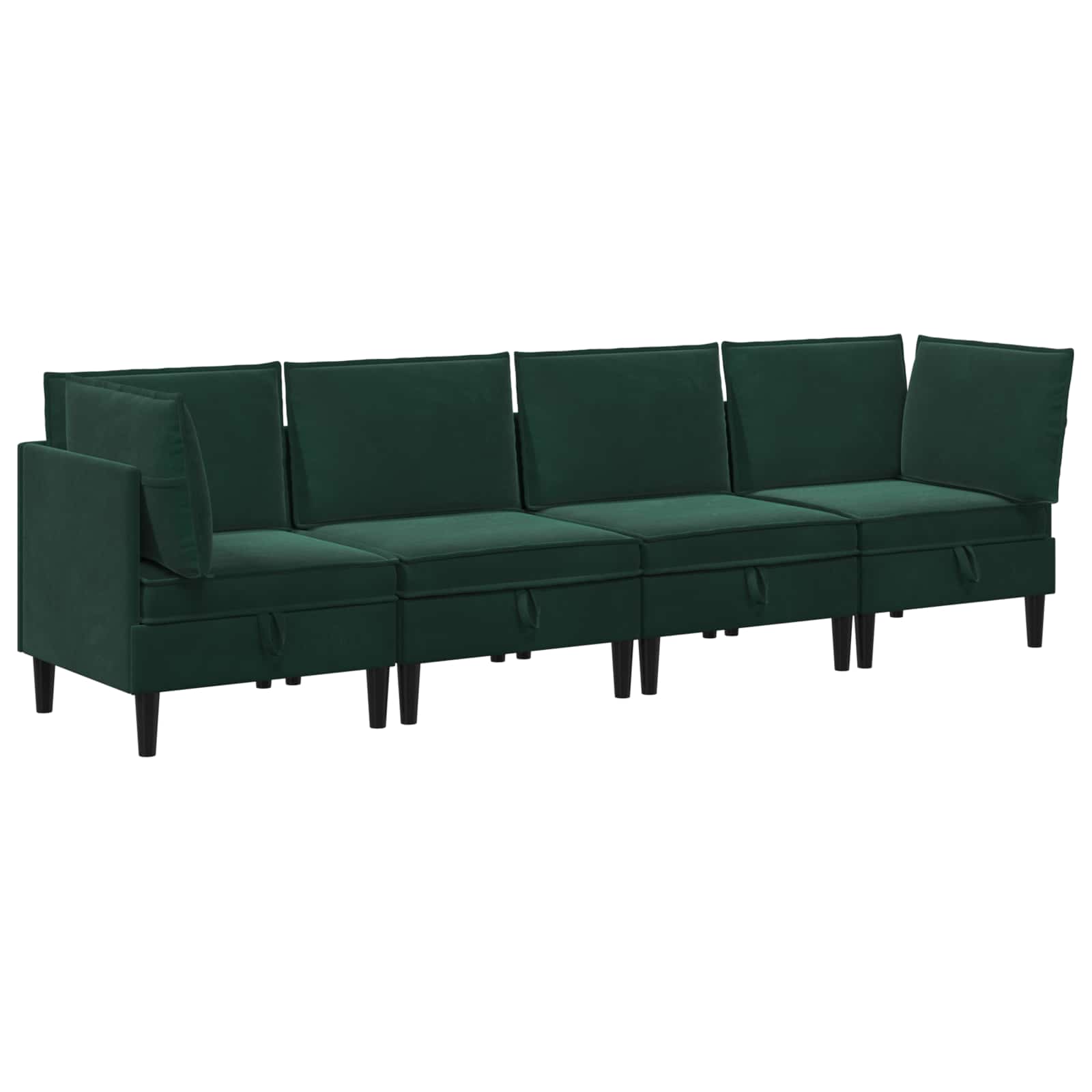 Wohnzimmergarnitur mit Kissen mit Speicher 3 pcs Hellgrau Samt