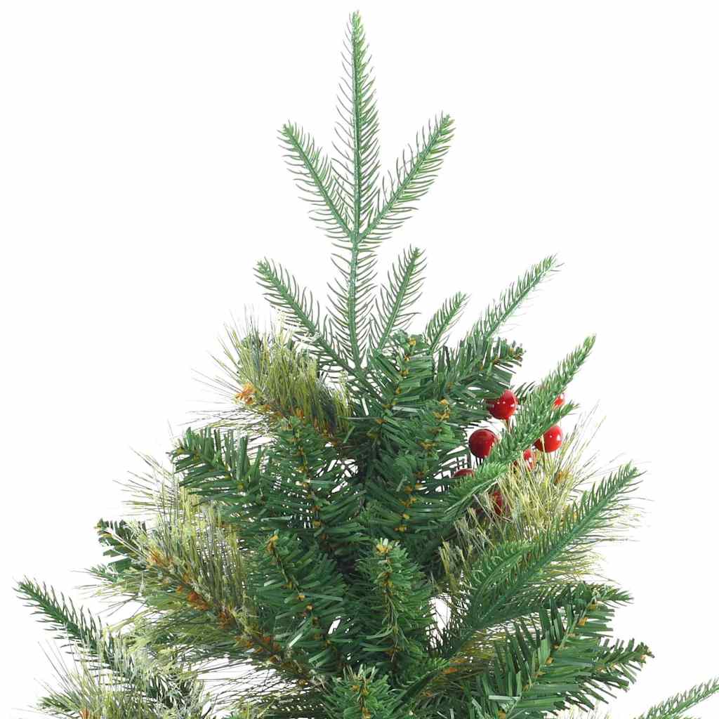 Künstlicher klappbarer Weihnachtsbaum mit Ständer Grün 120 cm