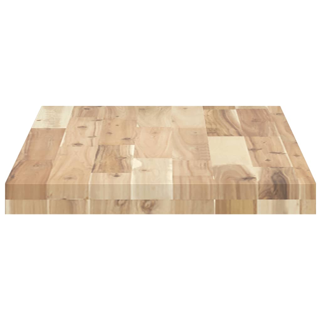Tischplatte 40x20x2 cm Rechteckig Massivholz Akazie