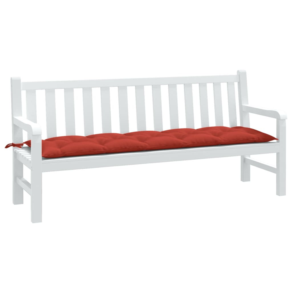 Gartenbank-Auflage Melange Anthrazit 100x50x7 cm Stoff