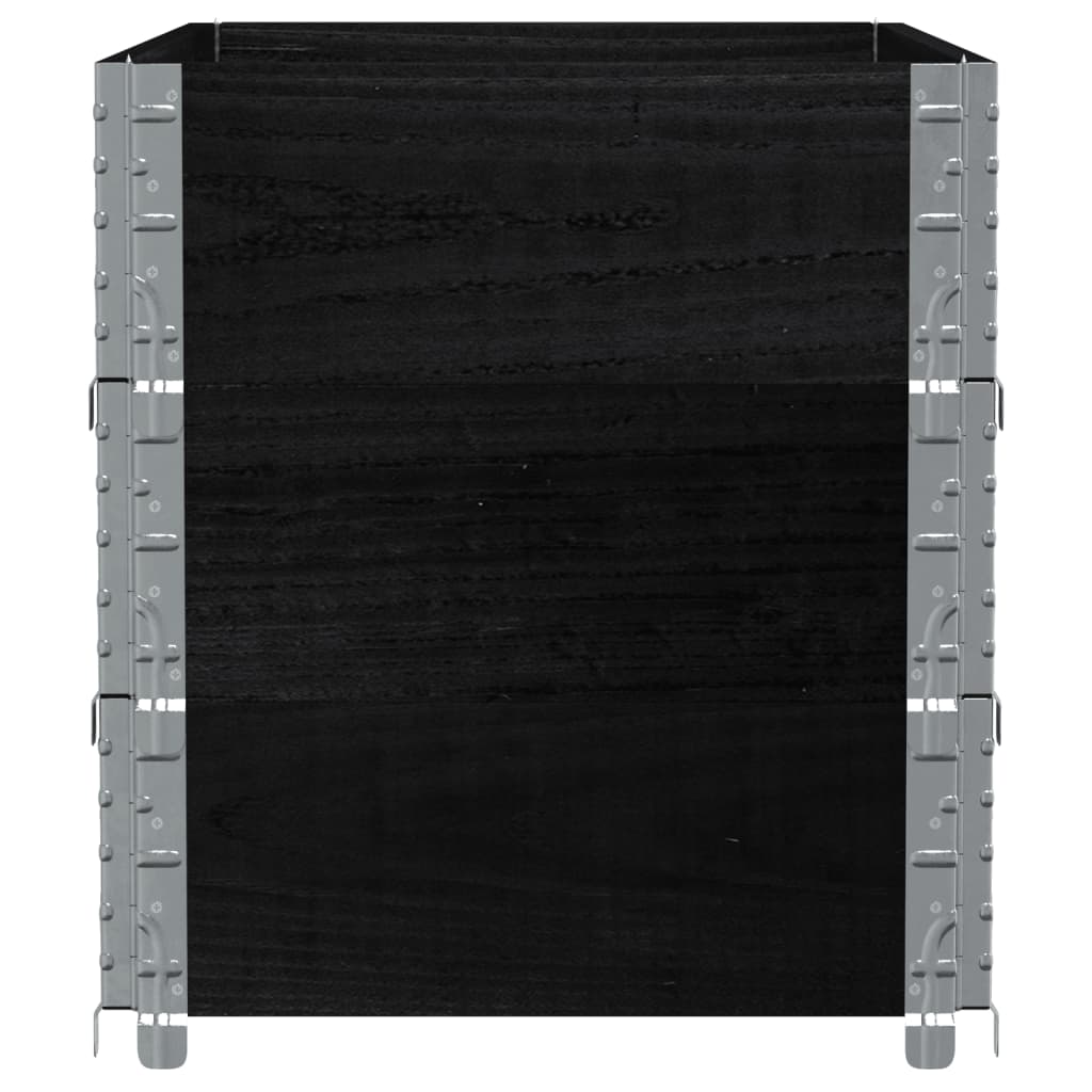 Pflanzkasten Grau 150x100 cm Massivholz Kiefer