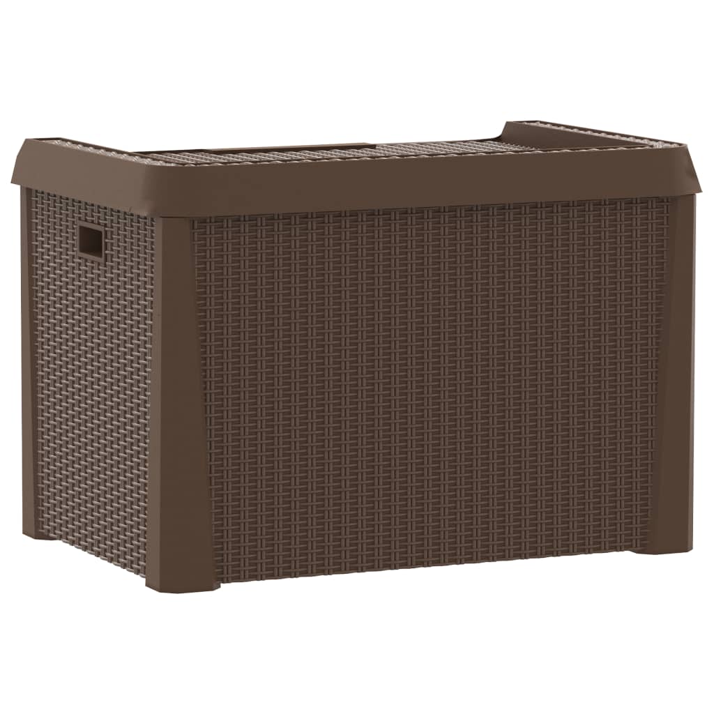 Gartentruhe Anthrazit 125 L PP