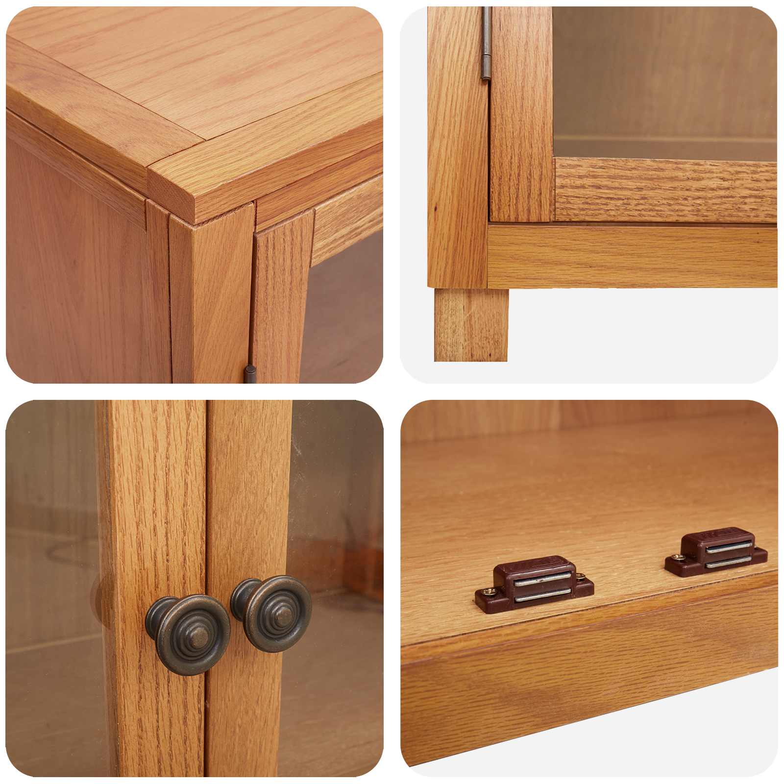 Aufbewahrungsmöbel-Set mit Regal 2 Stk. Natur 80 x 35 x 185 cm
