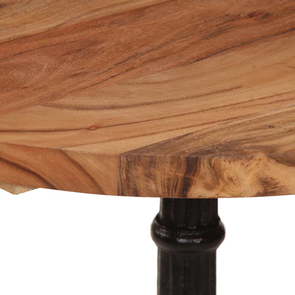 Bistrotisch 60x60x77 cm Raues Mangoholz