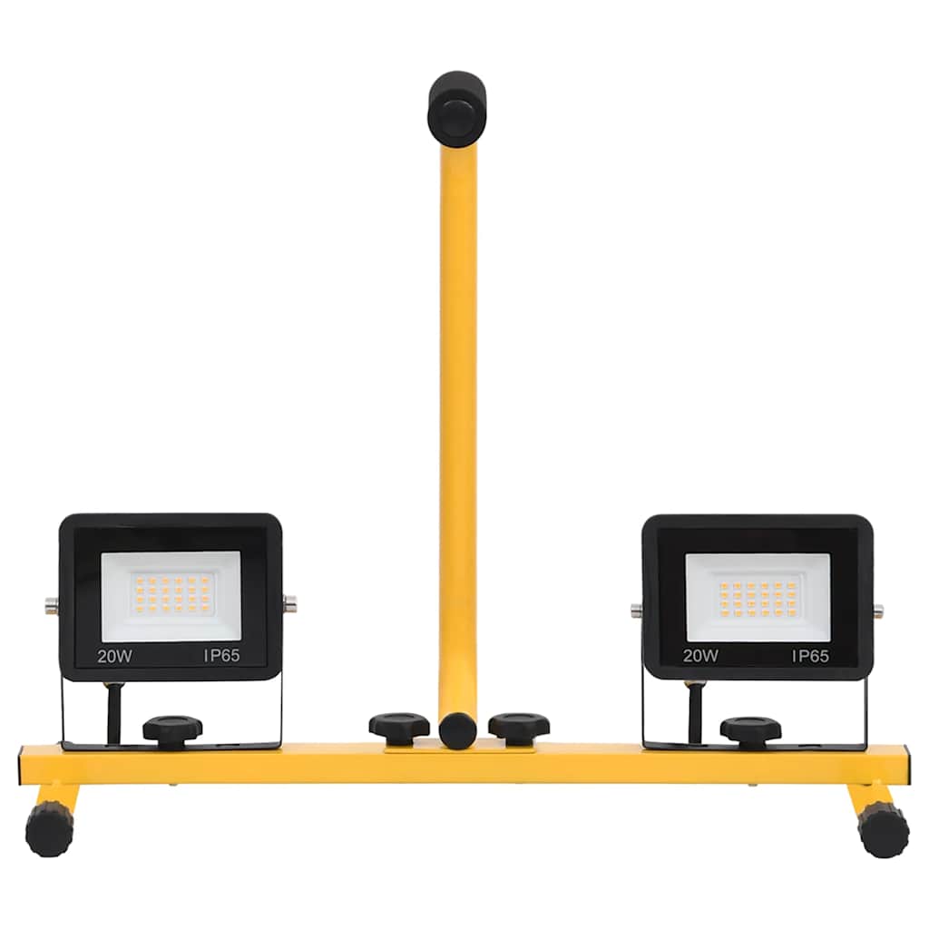 LED-Fluter mit Handgriff 2x10 W Warmweiß