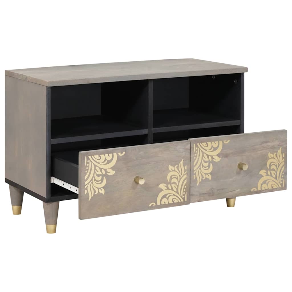 TV-Schränk Honigbraun 70 x 33 x 46 cm Massivholz Mango