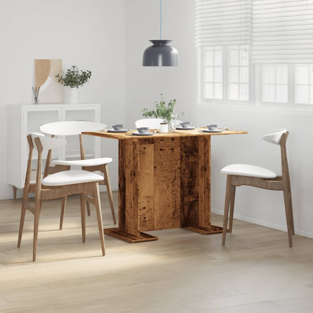 Esstisch Weiß 110x60x75 cm Holzwerkstoff