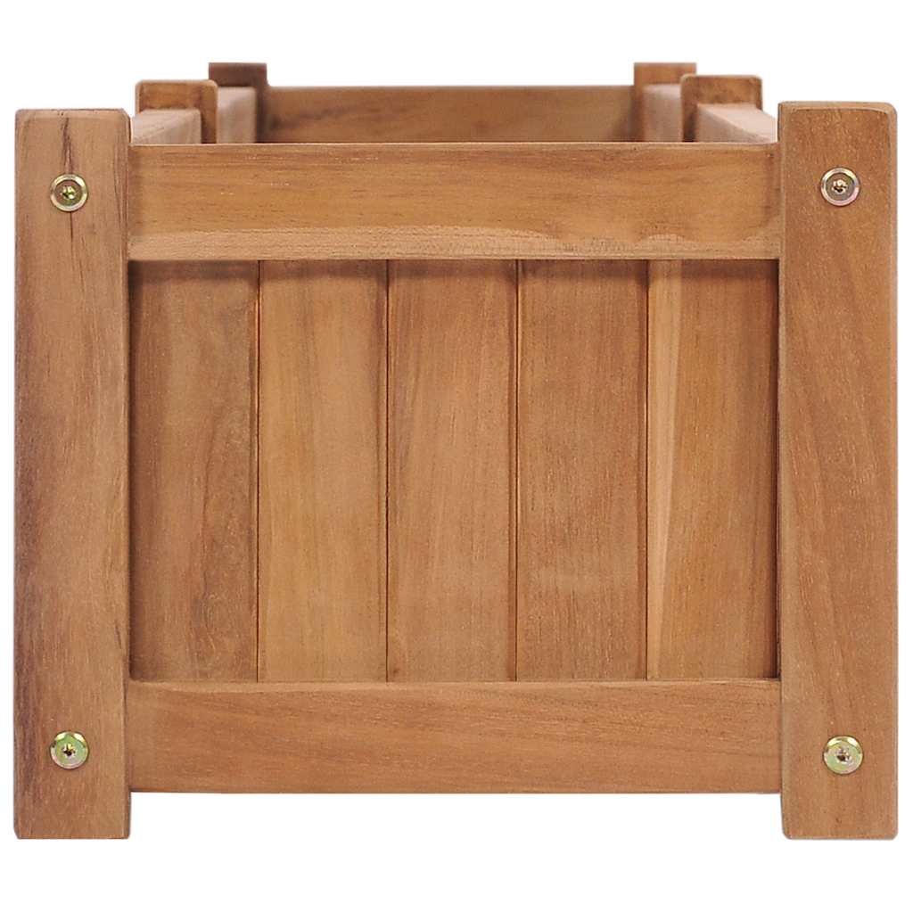 Hochbeet 150x30x25 cm Massivholz Teak