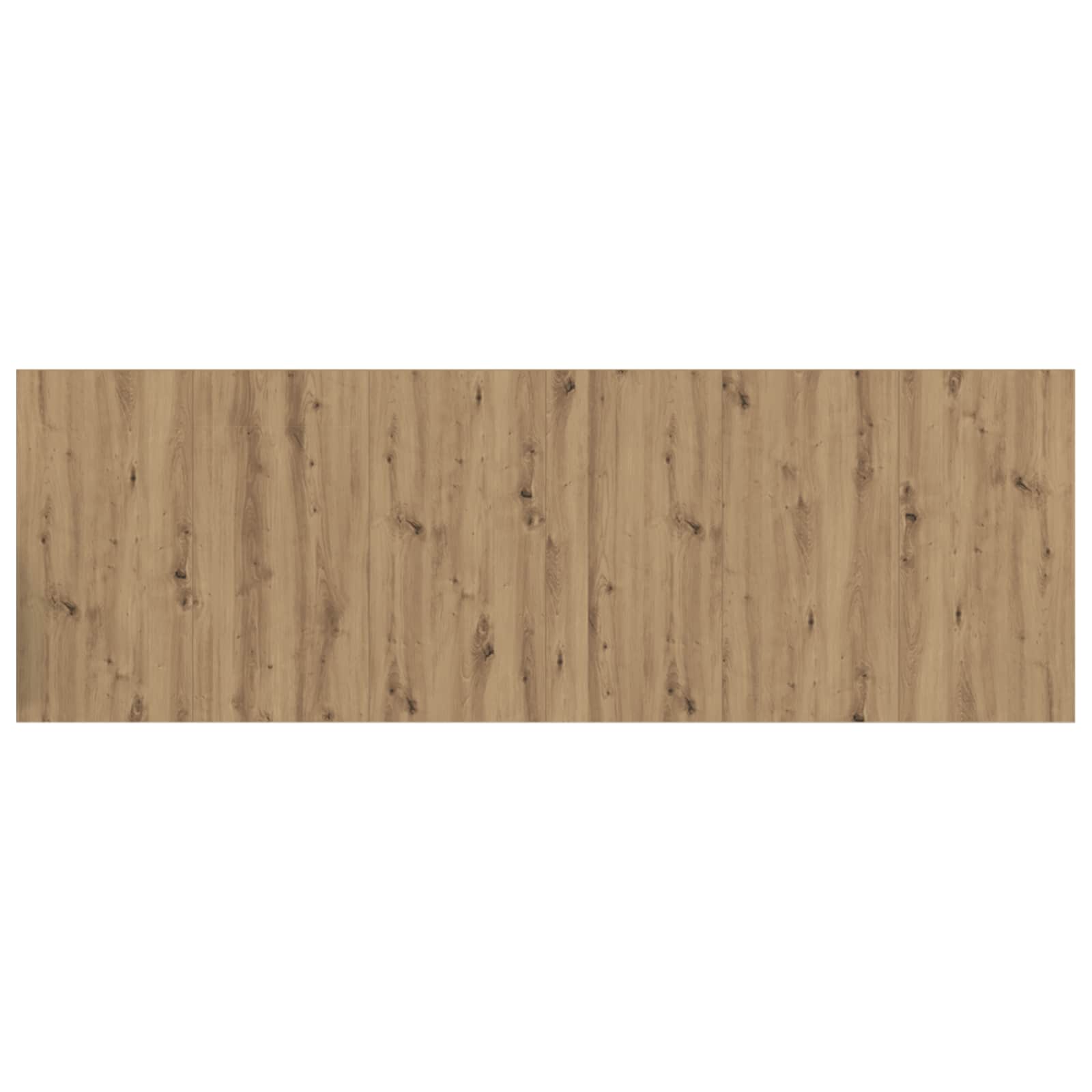 Kopfteil mit Nachttischen Weiß Holzwerkstoff