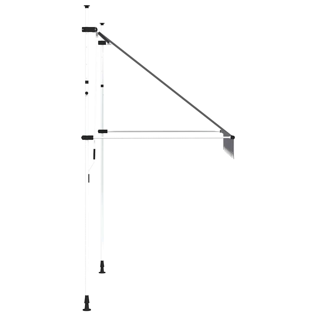 Einziehbare Markise Handbetrieben 150 cm Anthrazit