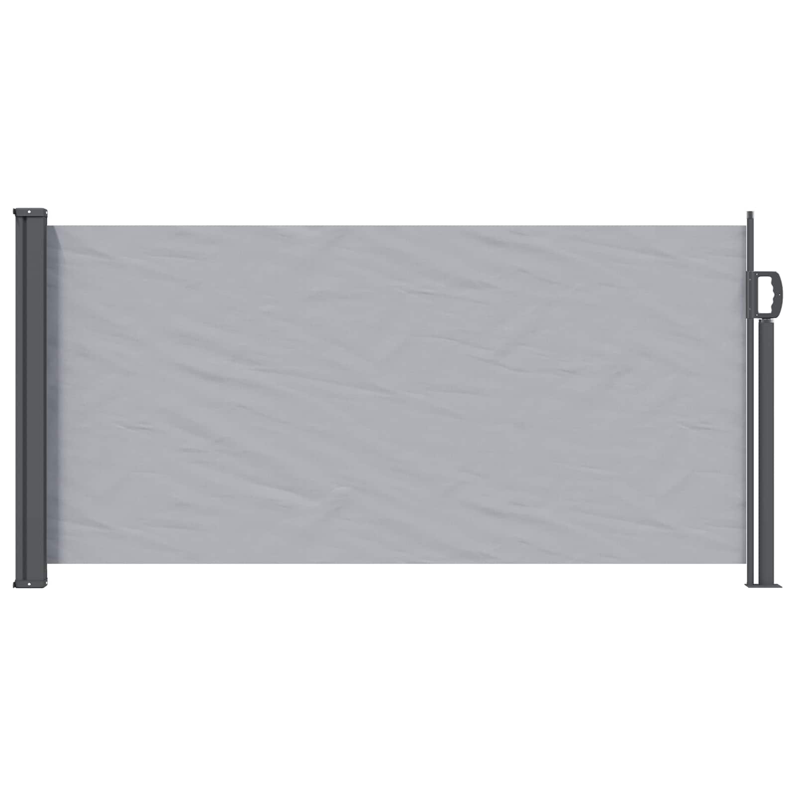 Ausziehbares Seitenmarkise Anthrazit 300 x 100 cm Polyester
