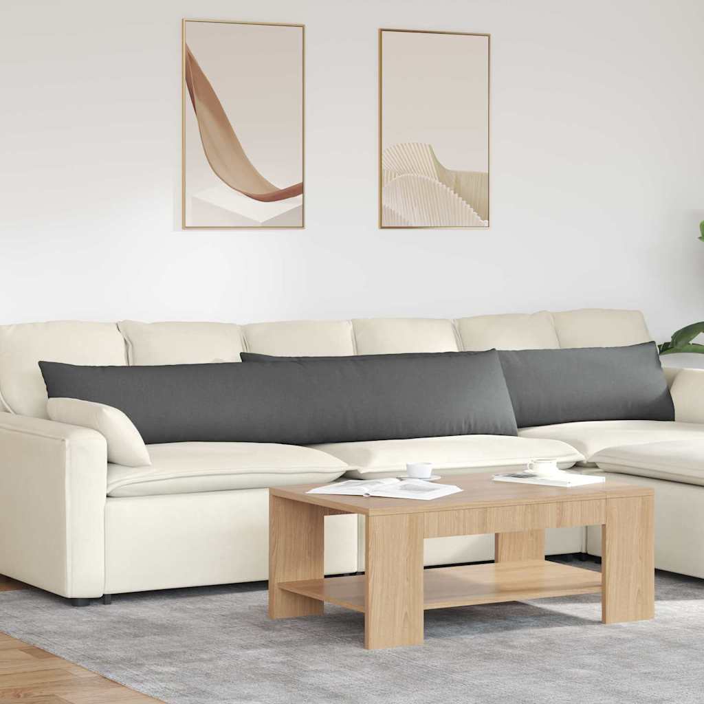Sofakissen 2 pcs Hellgrau 50 x 30 cm Stoff