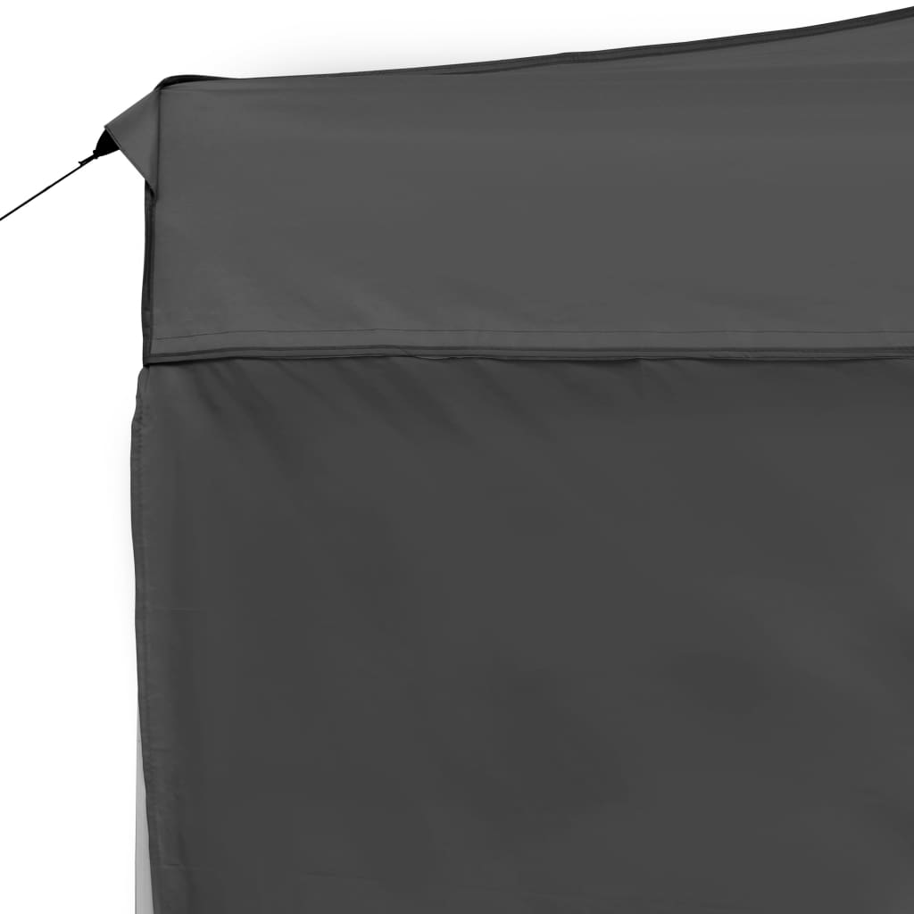 Profi-Partyzelt Faltbar mit Wänden Aluminium 3×3m Weiß