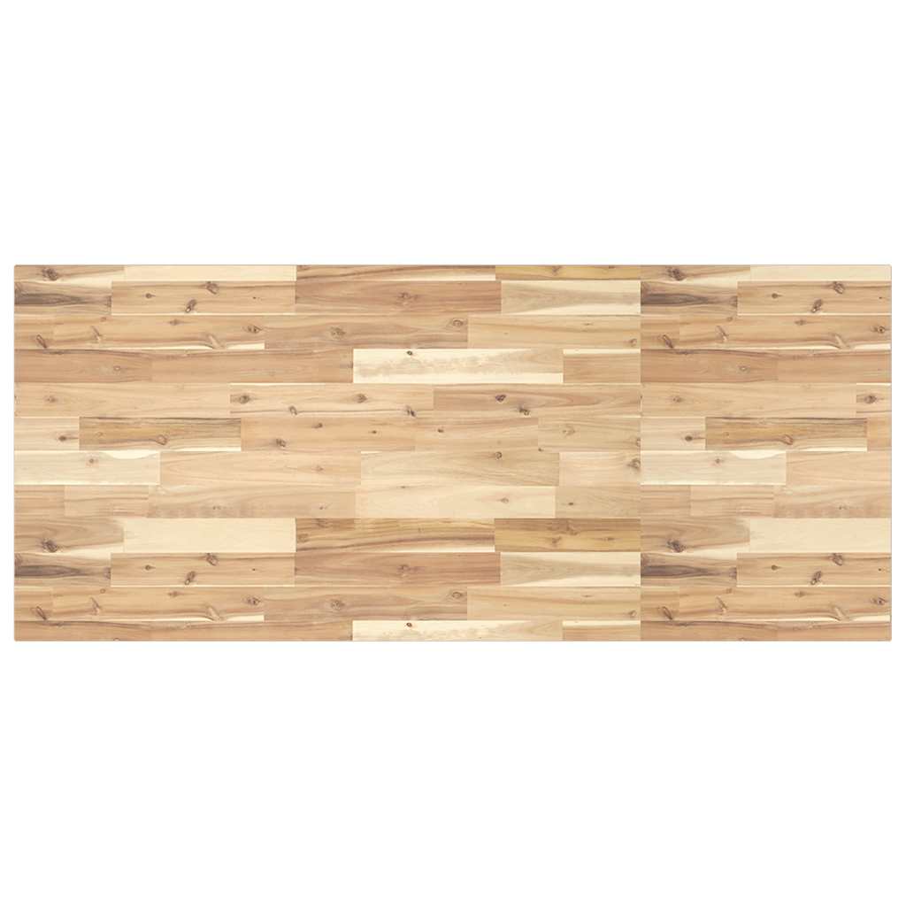 Tischplatte Rechteckig 60x50x2 cm Massivholz Akazie