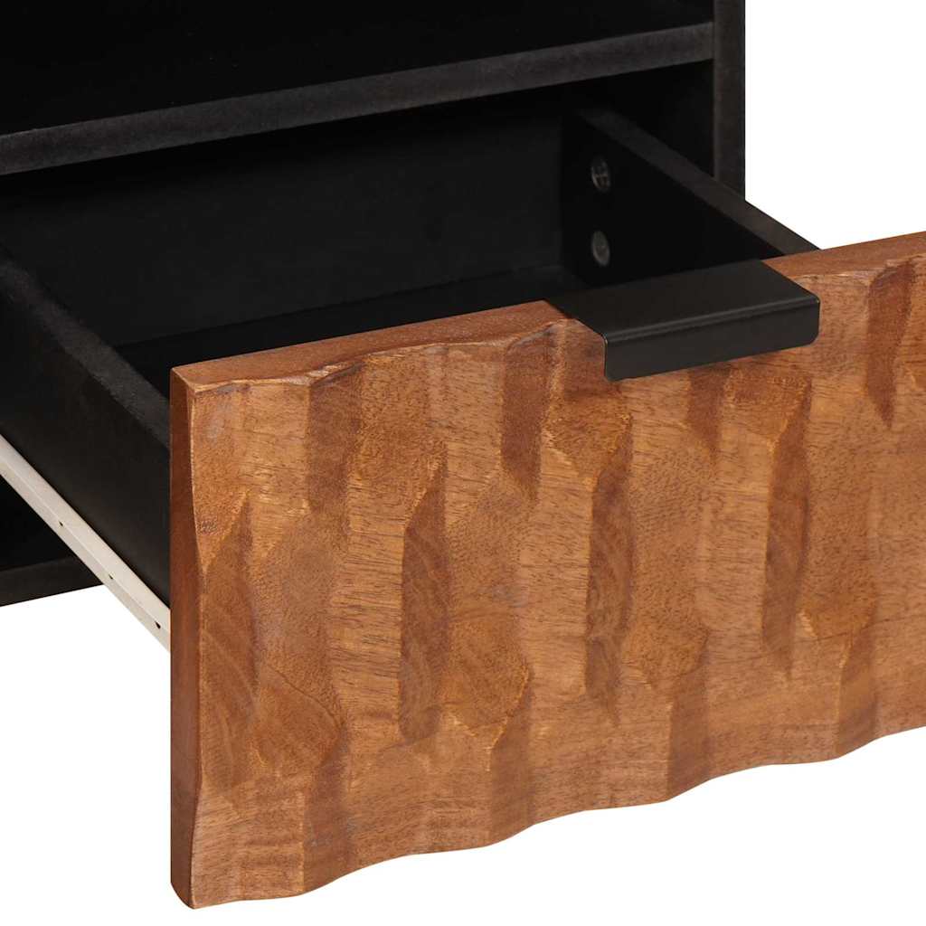 TV-Schränk Weiße gewaschene Oberfläche 100 x 33 x 46 cm