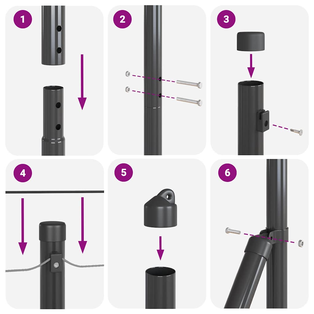 Outdoor Kettenglied-Zaun Erdfixierung 10 x 0,4 m Grün Netz