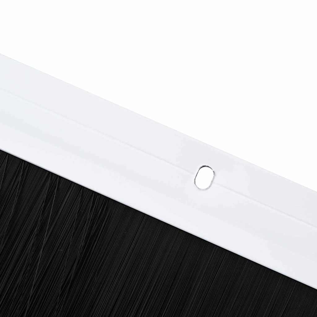 Aufsteck Türbürstendichtungen 2 pcs Braun 100 cm