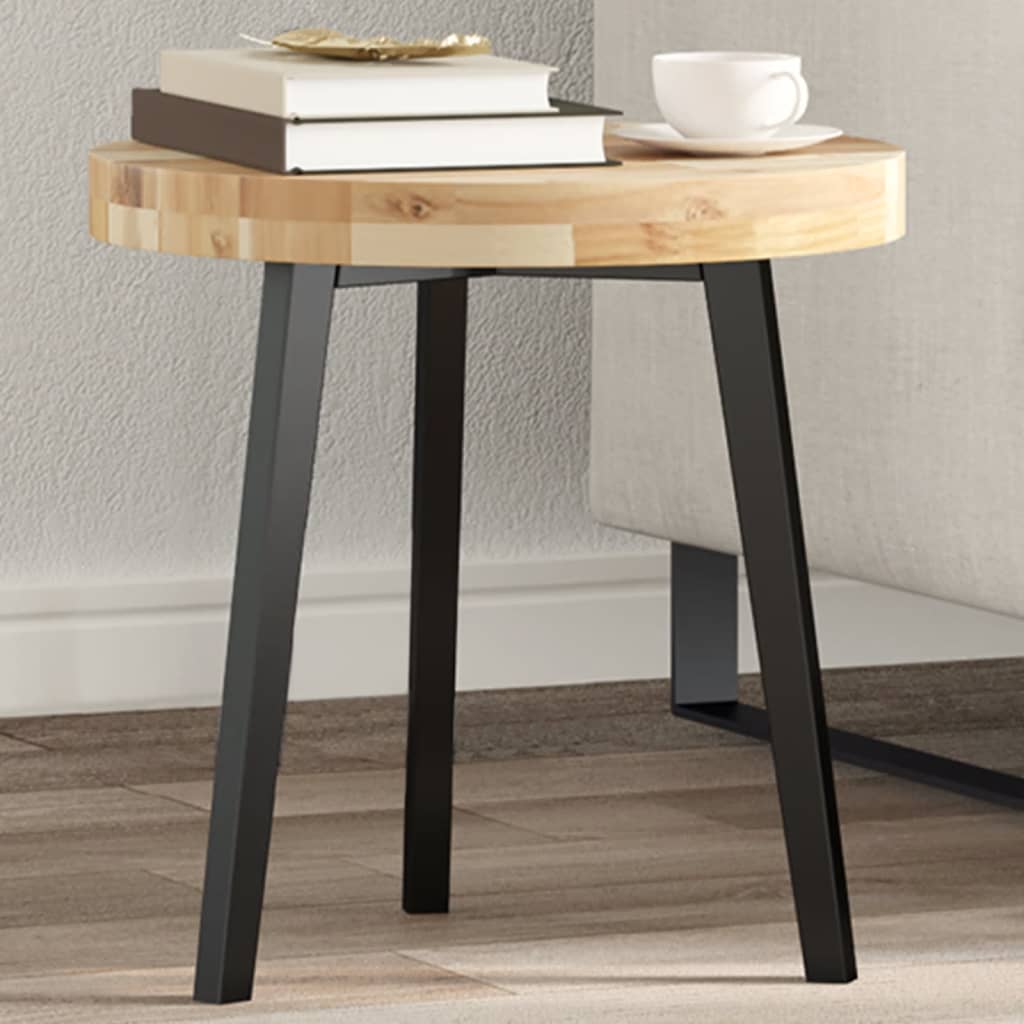 Tischplatte Rund Ø40x2 cm Massivholz Akazie