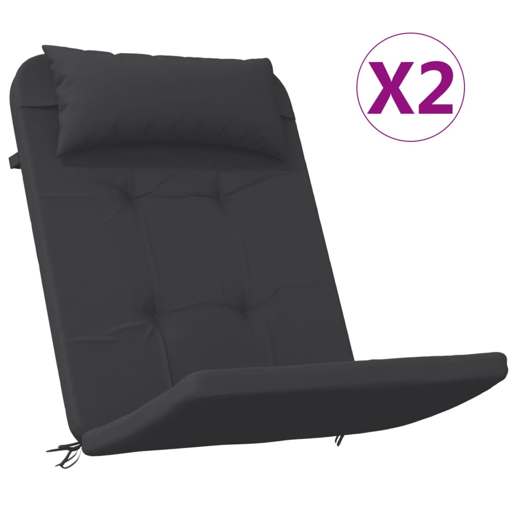 Adirondack-Auflagen 2 Stk. Hellblau Oxford-Gewebe